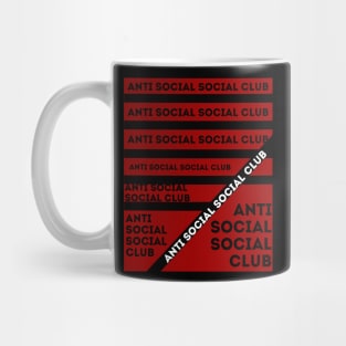 anti social club red Mug